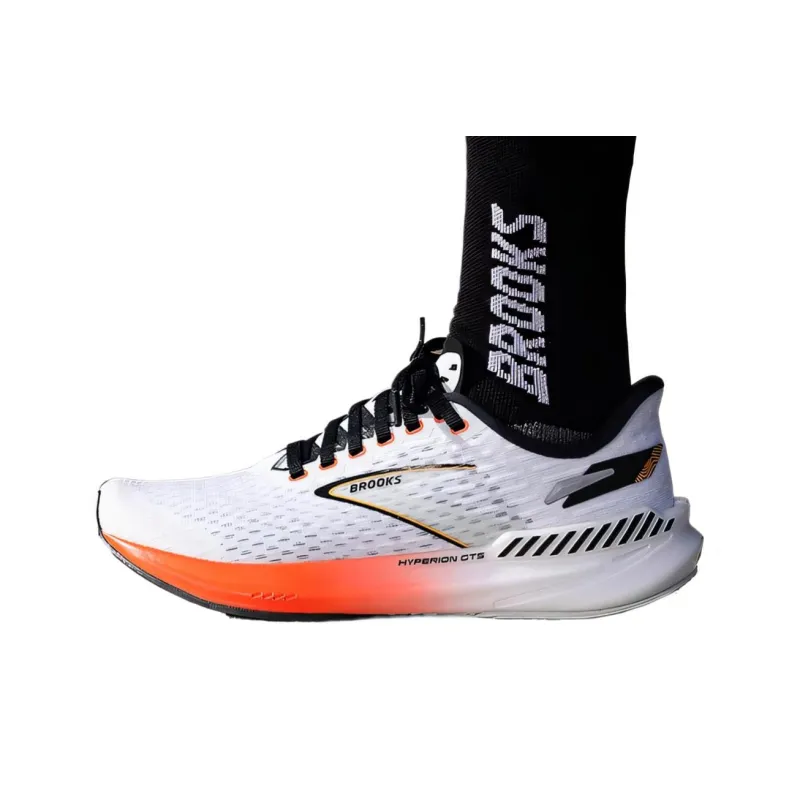 Brooks Hyperion Wear Resistant Coverage Low Top Running Shoes Unisex White-2