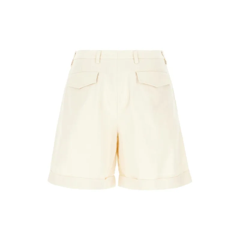 Valentino Turn Up Hem Bermuda Shorts-1
