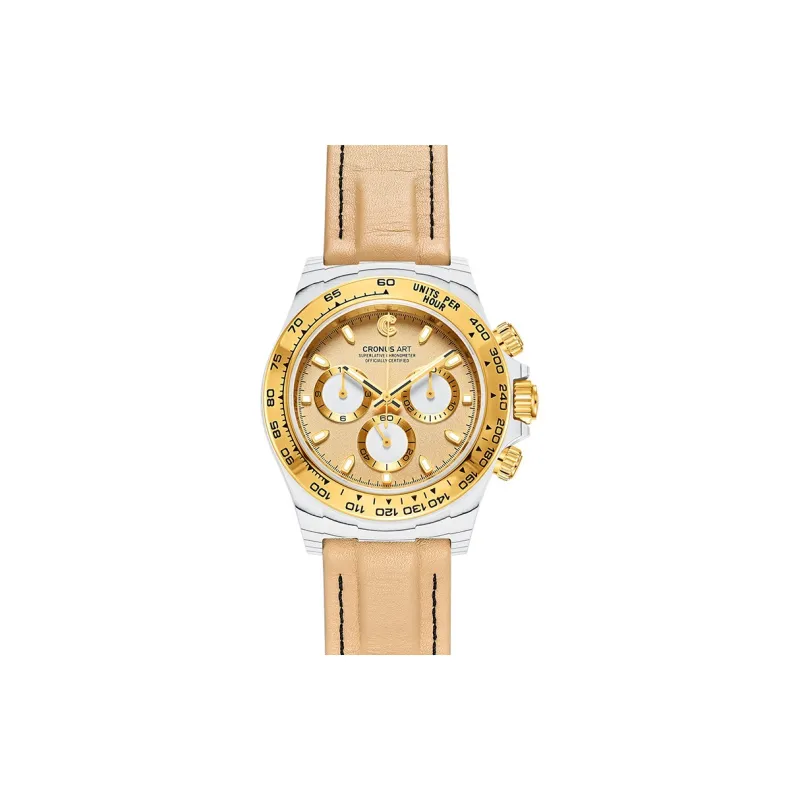CRONUSART Cross Ditan Na Automatic Mechanical Movement Canvas Strap Watch Men's Watches White Dial-45