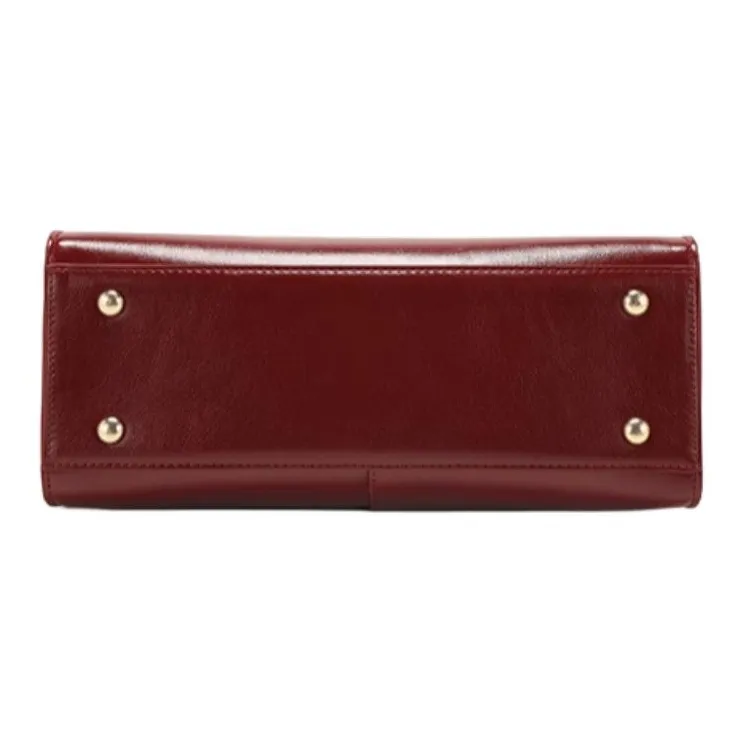 PAYOT Microfiber Synthetic Leather Wedding Bag One Shoulder Crossbody Portable Regular Women's Black/Coffee/Burgundy-11
