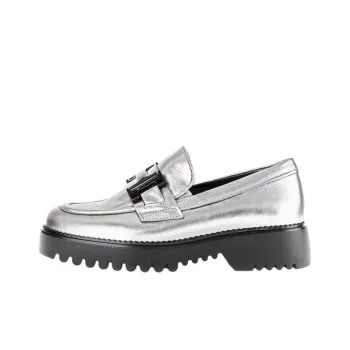 Gabor Comfort Loafers 4.5cm Women's Silver