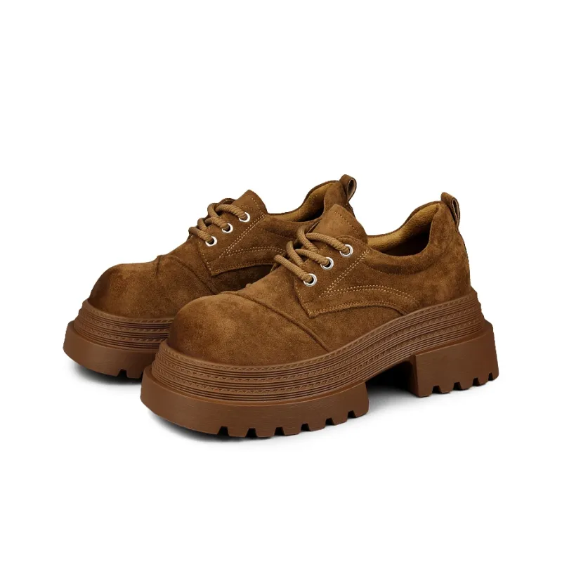 N6N8 Casual Single Shoes Chunky Heel Women's-8