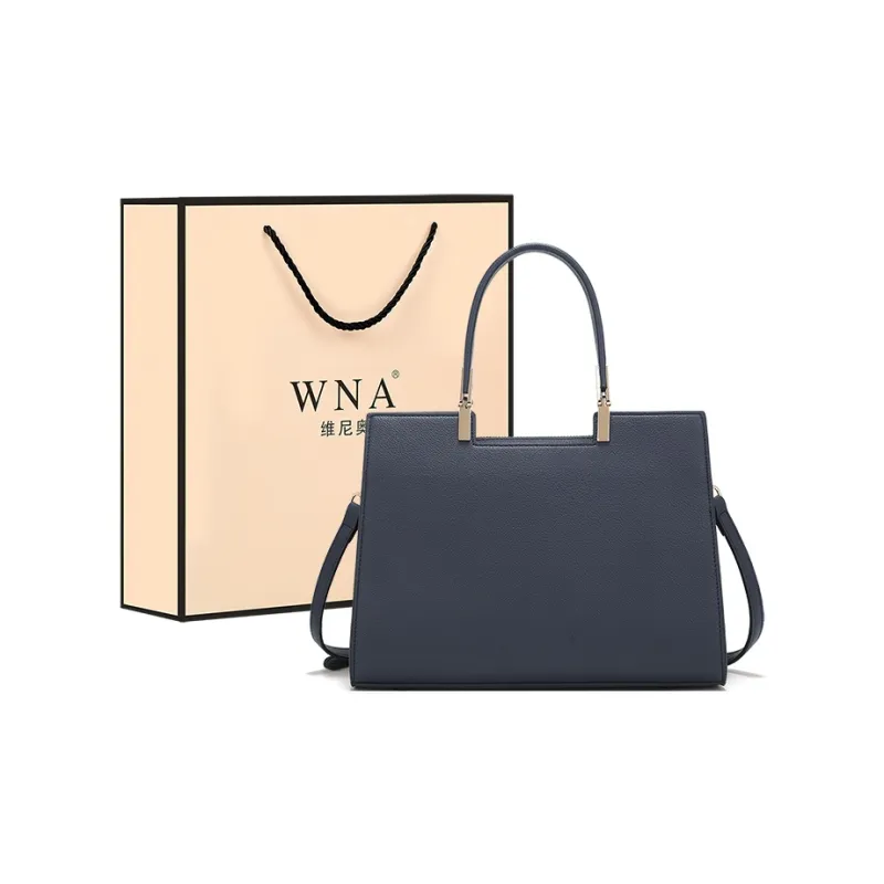 Vigno Synthetic Leather Shoulder Bag Crossbody Bag Handbag Regular Women's Blue/White-3