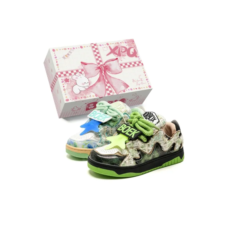 XPQ Coverage Anti-Slip And Wear-Resistant Low-Top Skateboard Shoes Unisex-16