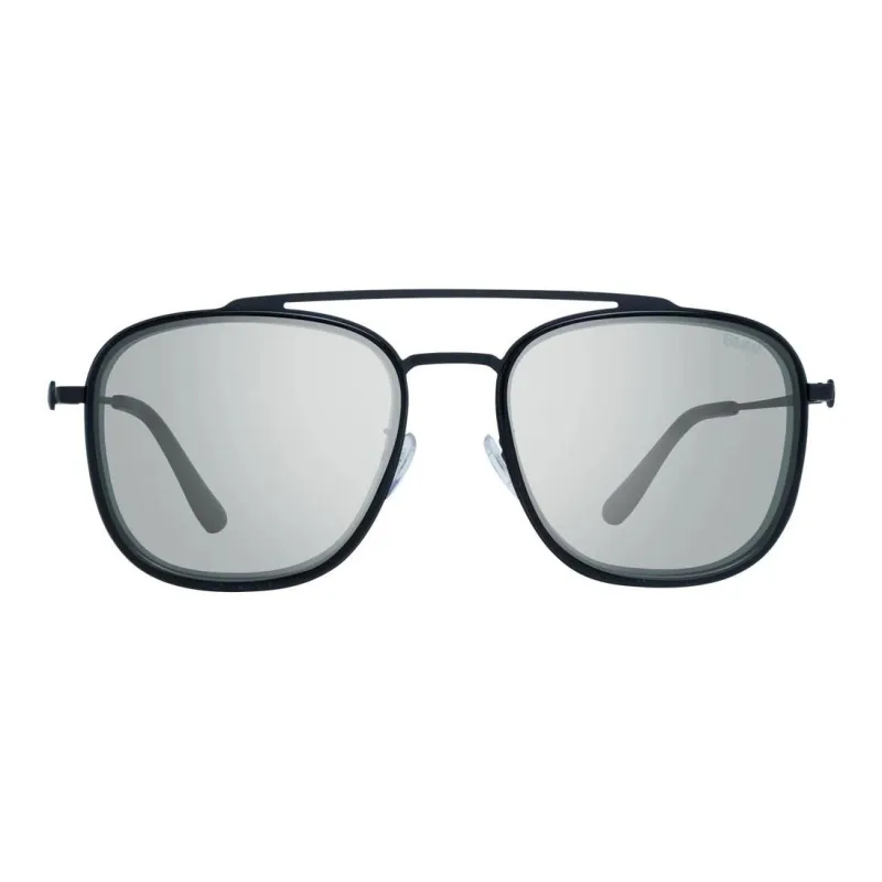 BMW Metal Oval Sunglasses Men's Black-2