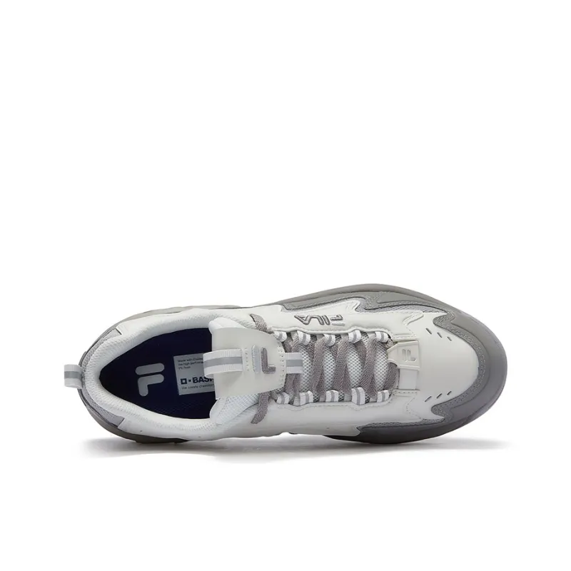 FILA FUSION Anti-Slip Wear-Resistant Low-Top Basketball Shoes Women's Haze Gray-2