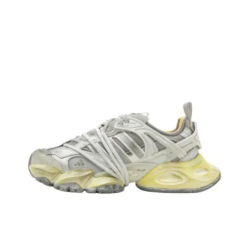 Adidas XLG RUNNER DELUXE Anti Slip Wear Resistant Low Top Casual Running Shoes Unisex Gray