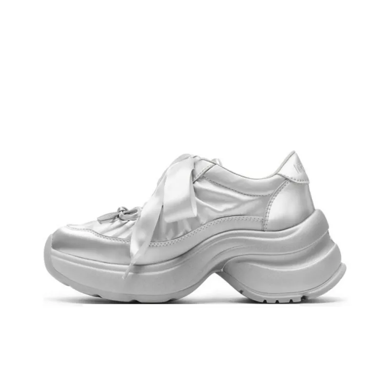 Joypeace Urban Chic Style Ballet Slip Resistant Low Top Chunky Sneakers Women's-0