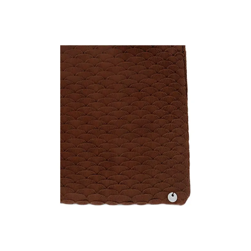 NIEEH Cotton Handbag, Shoulder Bag Women's Brown-1
