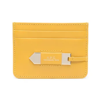 A.P.C Charlotte Logo print Cardholder