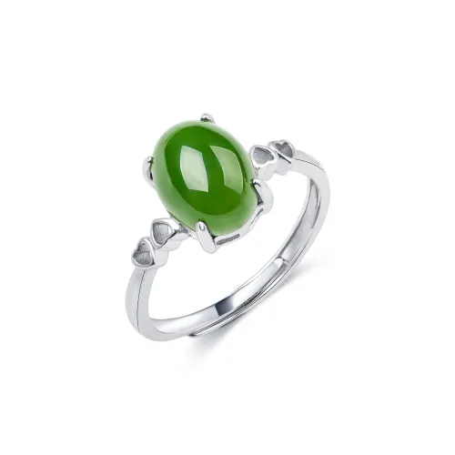 TAMINA Hetian Jade Rings Women's