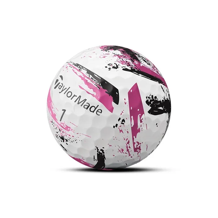 TAYLORMADE Golf Ball Unisex White Pink-4