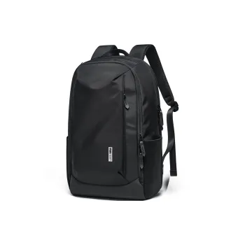 SEPTWOLVES Fabric Backpack QPL Unisex Black