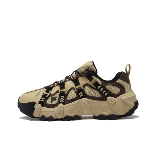 FILA FUSION EXOCET Mountains Shoes Slip Resistant Coverage Low Top Casual Shoes Men's Dark Brown