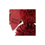 Miu Miu logo-patch gingham jacket