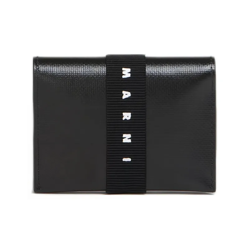 MARNI Logo Strap Bi Fold Card Holder-0