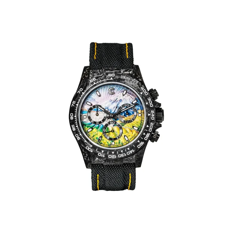 CRONUSART Cross Ditan Na Automatic Mechanical Movement Canvas Strap Watch Men's Watches White Dial-54