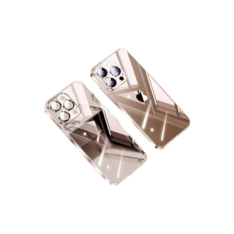 Lisen CGS Glass Material Impact-Resistant Phone Cases Compatible With IPhone 16/15/14/13/Pro/Pro Max Minimalist-0