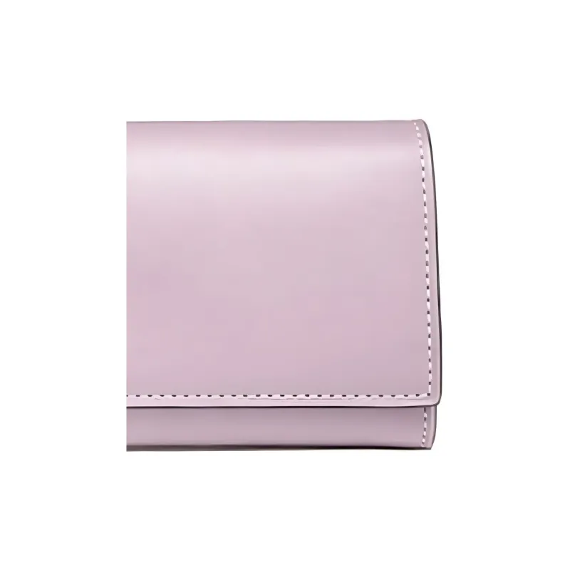 COACH Envelope Chromium Tanned Leather Handheld Envelope Wallet Women's Ice Purple-2