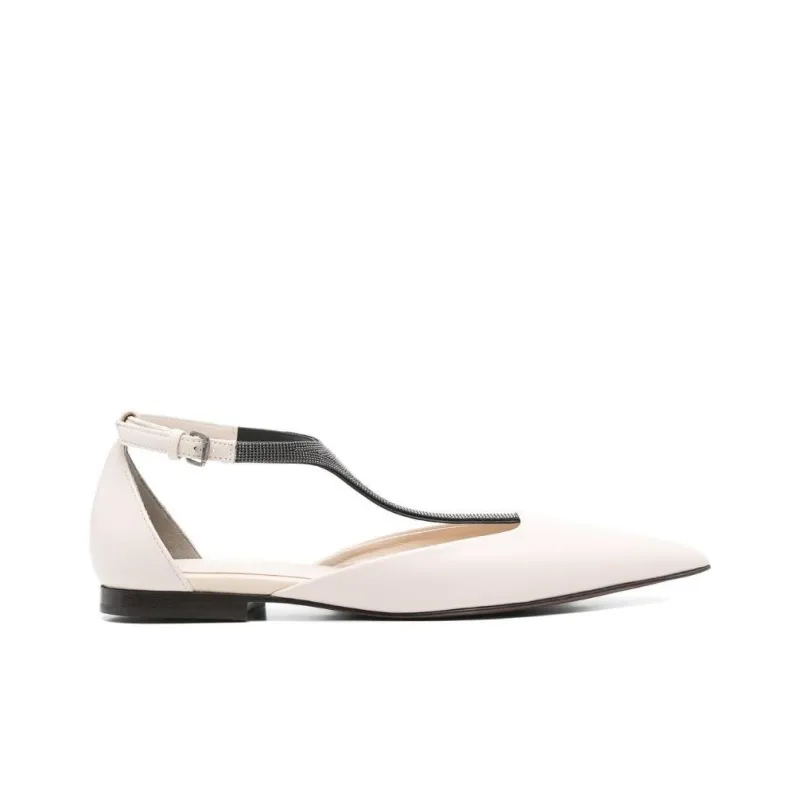 Brunello Cucinelli Embellished Pointed Toe Sandals Women's-1