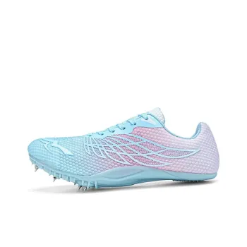 BIANSULONG Cushioning Anti Slip And Wear Resistant Low Top Training Running Shoes Unisex White Blue
