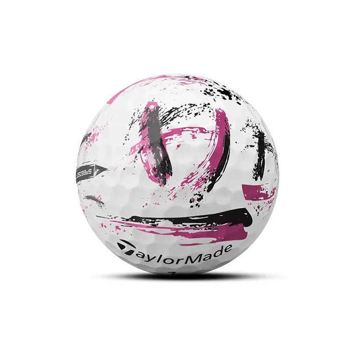 TAYLORMADE Golf Ball Unisex White Pink-3