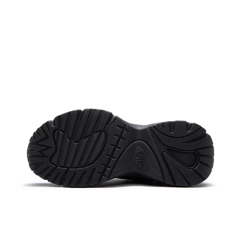 FILA FUSION Anti-Slip Wear-Resistant Low-Top Casual Shoes Women's Black Gray-4