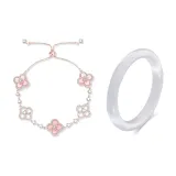 Four-Leaf Clover Bracelet+Bangle