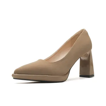 KATHRYN WILSON Chunky Heel High Heels Women's