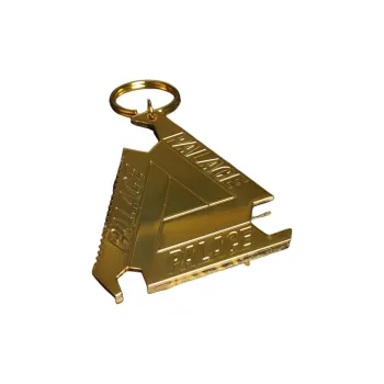 PALACE Metal Keychains Unisex Gold