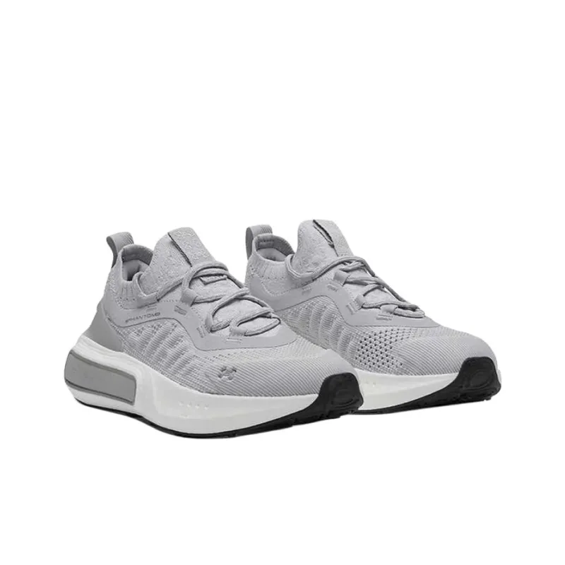 Under Armour Phantom 4 Anti Slip Wear Resistant Low Top Casual Shoes Women's Gray-2
