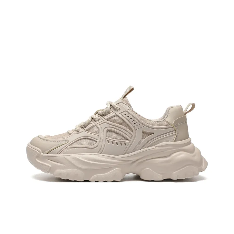 ZHR Height Increasing Shoes Wear-resistant And Lightweight Low-Top Chunky Sneakers Women's-5
