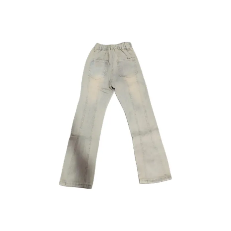 PAINT STAIN Jeans Men's Yellow Mud-1
