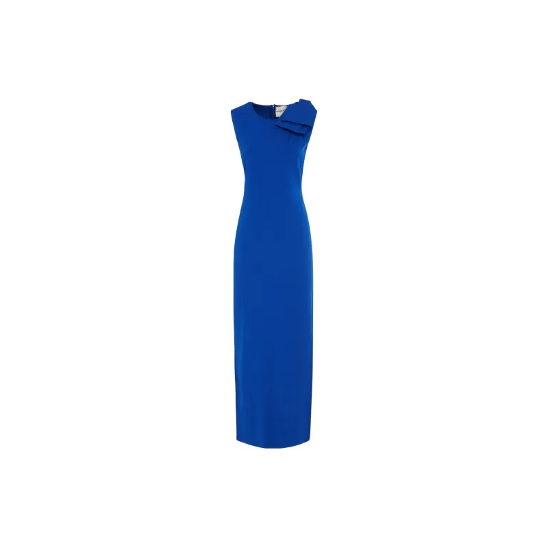 ROLAND MOURET Sleeveless Dress Women's Blue-0