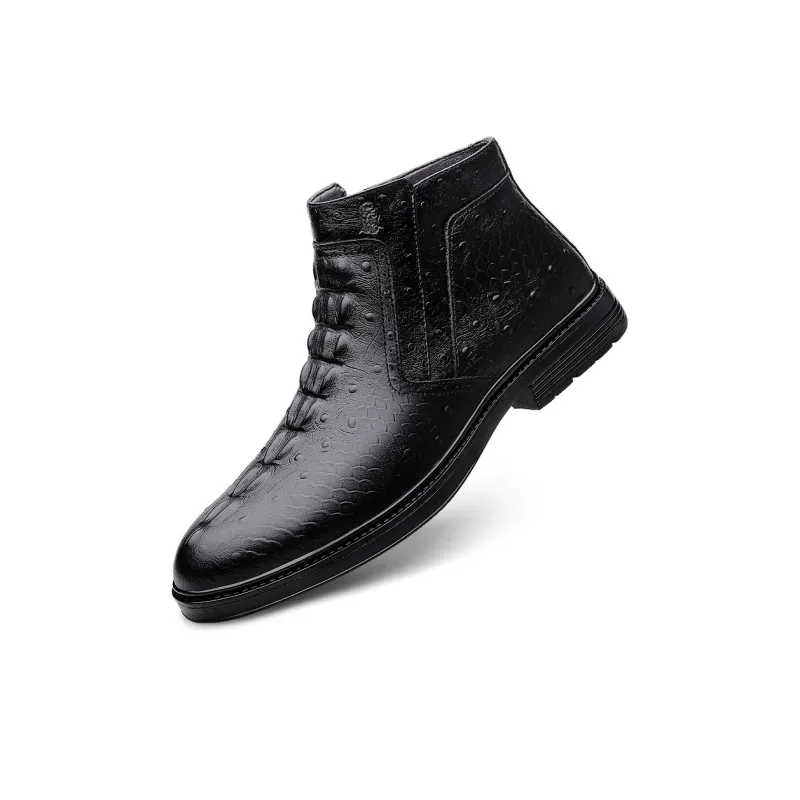 LAORENTOU Ankle Boots Men's Black-1