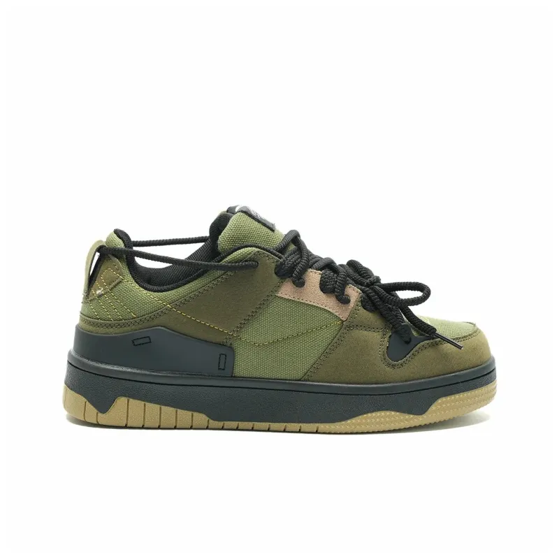 ABCIO Slip Resistant Waterproof Height Increasing Low Top Skateboard Shoes Unisex-2