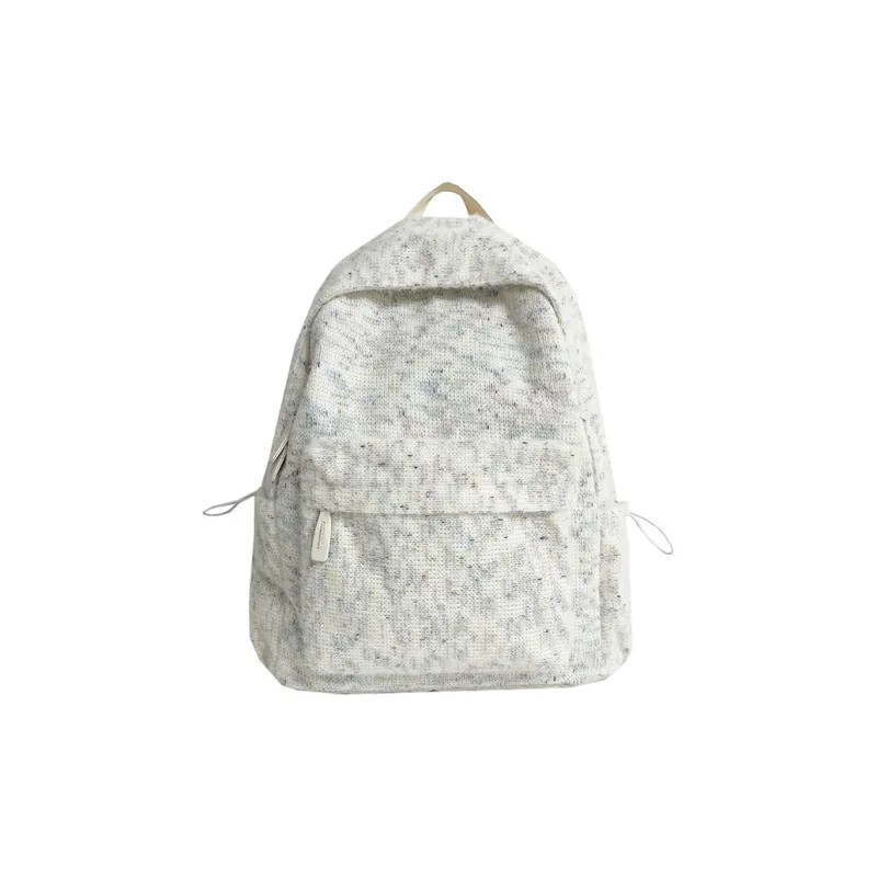 Yalu Composite Cloth Backpack Women's White/Yellow/Blue/Pink-0