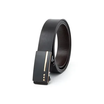 BAIJUAN Cow Leather Belts Men's 3.5cm