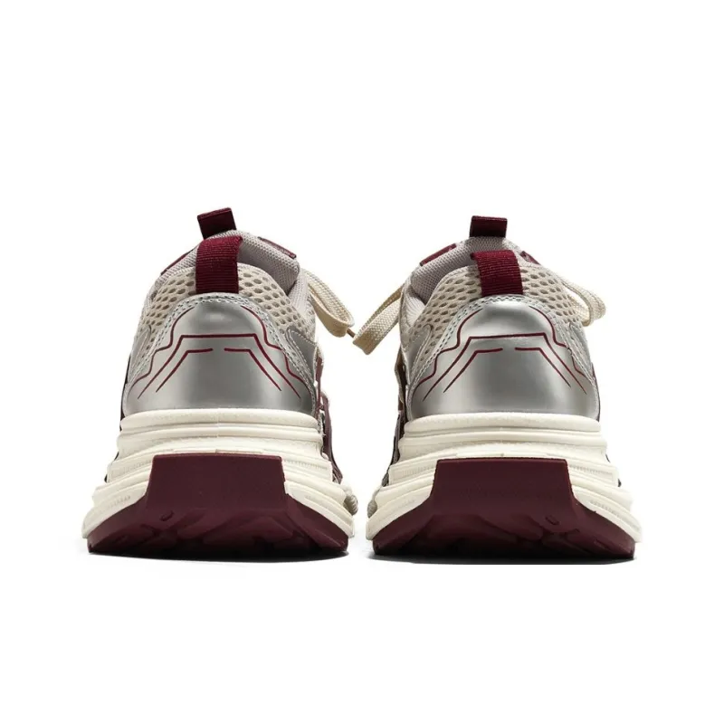 RENBEN Breathable Lightweight Height Increasing Low-Top Chunky Sneakers Women's-4
