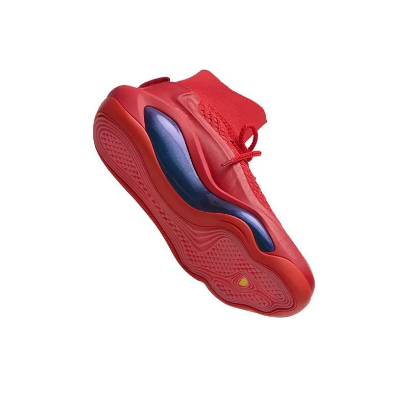 EQLZ EQUALIZER Cushioned Slip Resistant Abrasion Resistant High Top Basketball Shoes Unisex Snake Year Red-5