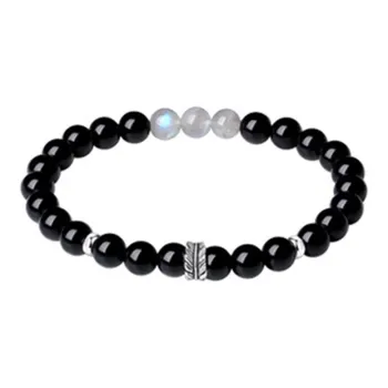 Strange Snow Obsidian Jade Bracelets Unisex