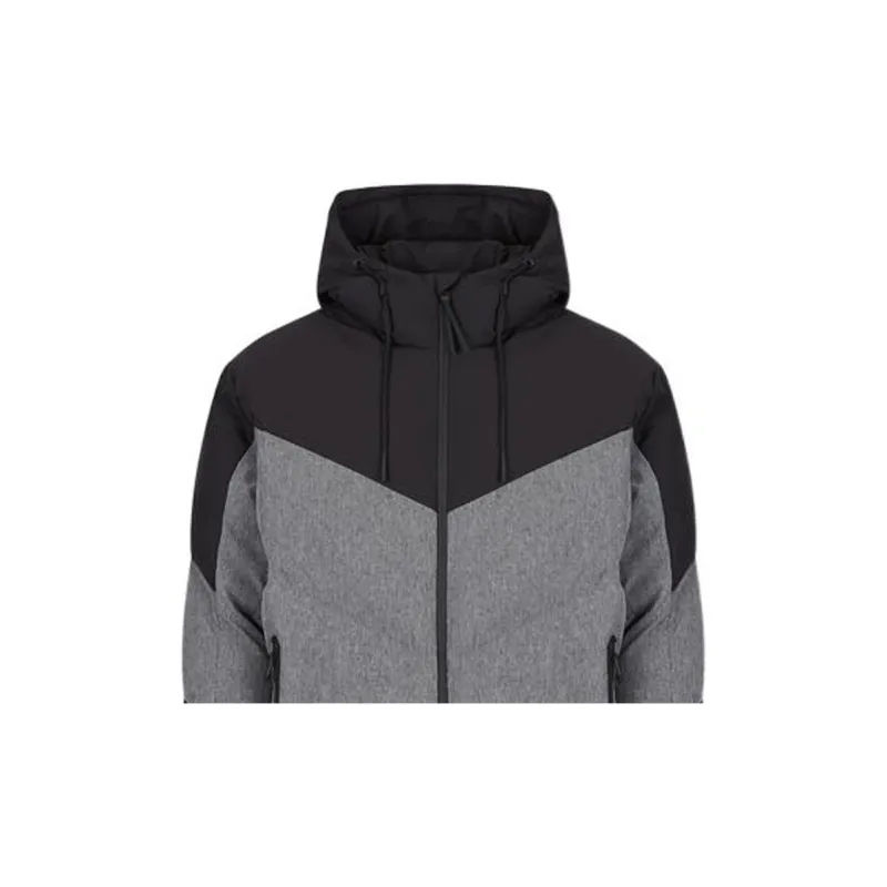 EMPORIO ARMANI FW22 Puffer Jacket Men's Gray Black-4