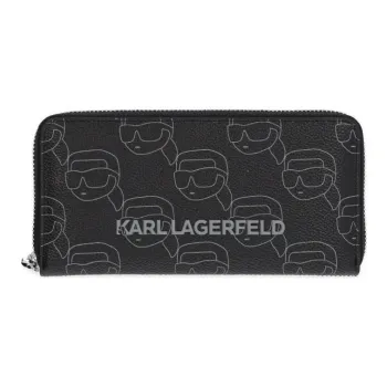 KARL LAGERFELD Polyurethane Wallet Women's Black
