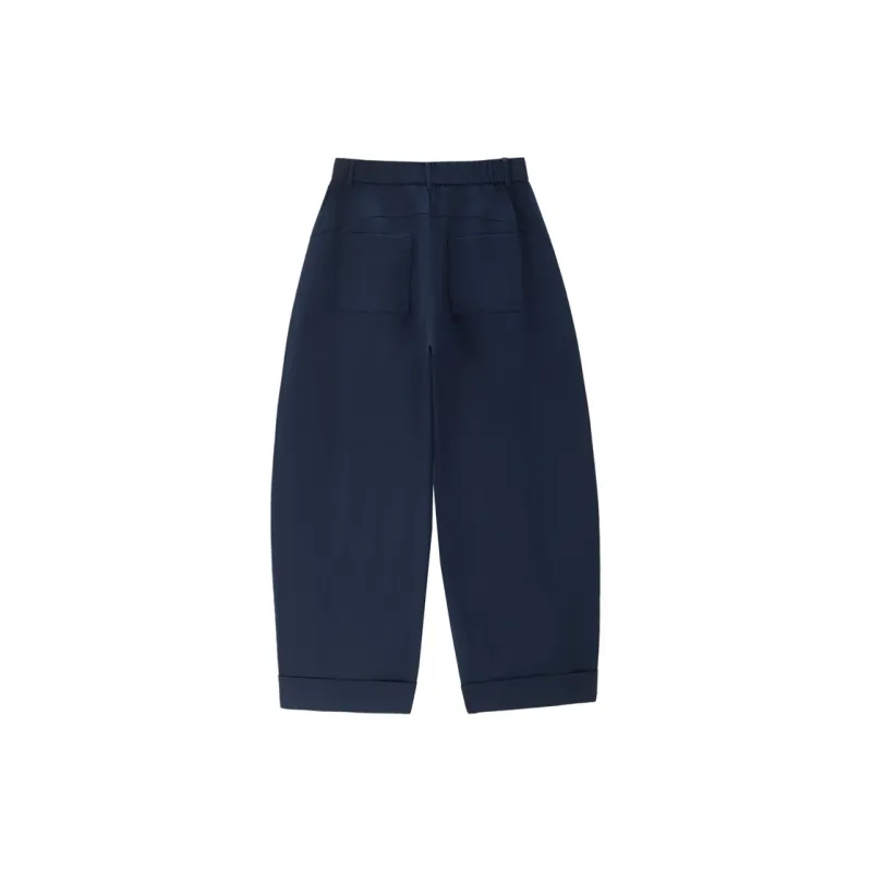 UNIQLO Casual Pants Women's Midnight Blue Black-1