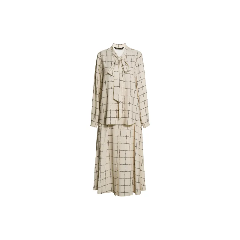 ROEYSHOUSE Skirt Set Women's Plaid-1