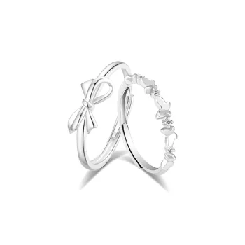 CHINA GOLD 999 Fine Silver Rings Women's