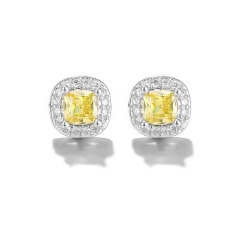 Clect Synthetic Cubic Zirconia Stud Earrings Women's