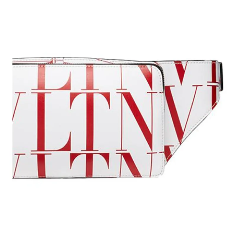 Valentino Calfskin Fanny Pack Men's Red-4