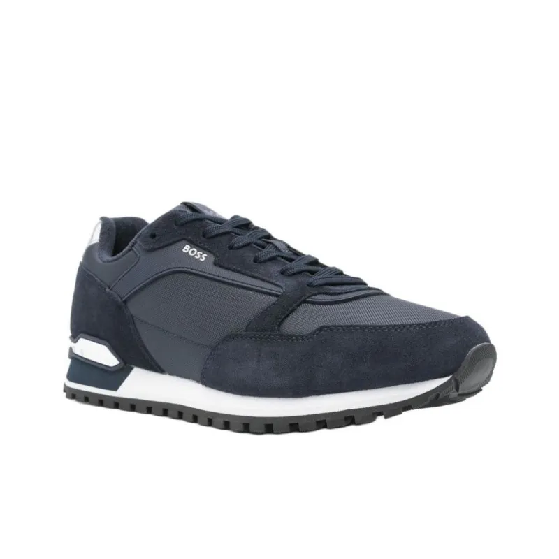 HUGO BOSS Parkour L Low Top Casual Shoes Men's Blue-2