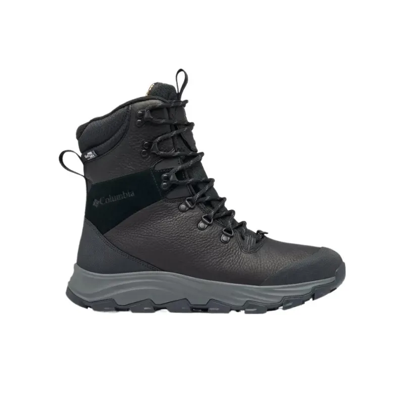 Columbia Expeditionist Wear-Resistant Knee-High Outdoor Boots Men's Dark Brown-1